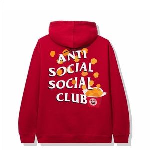 Anti Social Social Club x Panda Express Red Hoodie
